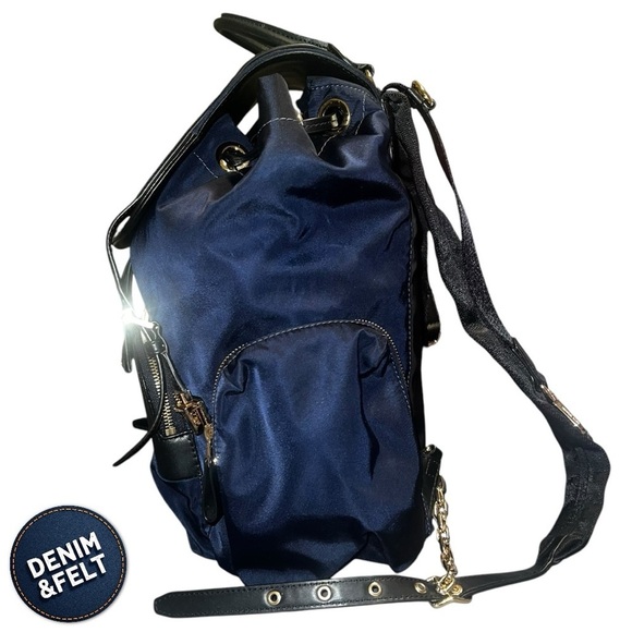 Michael Kors Dark Navy Blue Unisex Mott Large Nylon Baby Diaper Backpack | EUC? main image 11